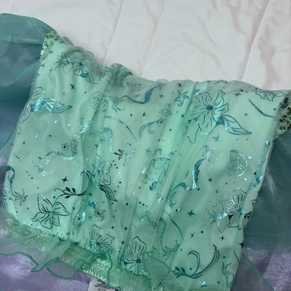 New Disney Store The Little Mermaid Ariel Costume Size 9/10 Princess nwot
